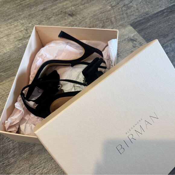 Alexandre Birman Black Heeled bow Sandals - Picture 3 of 8